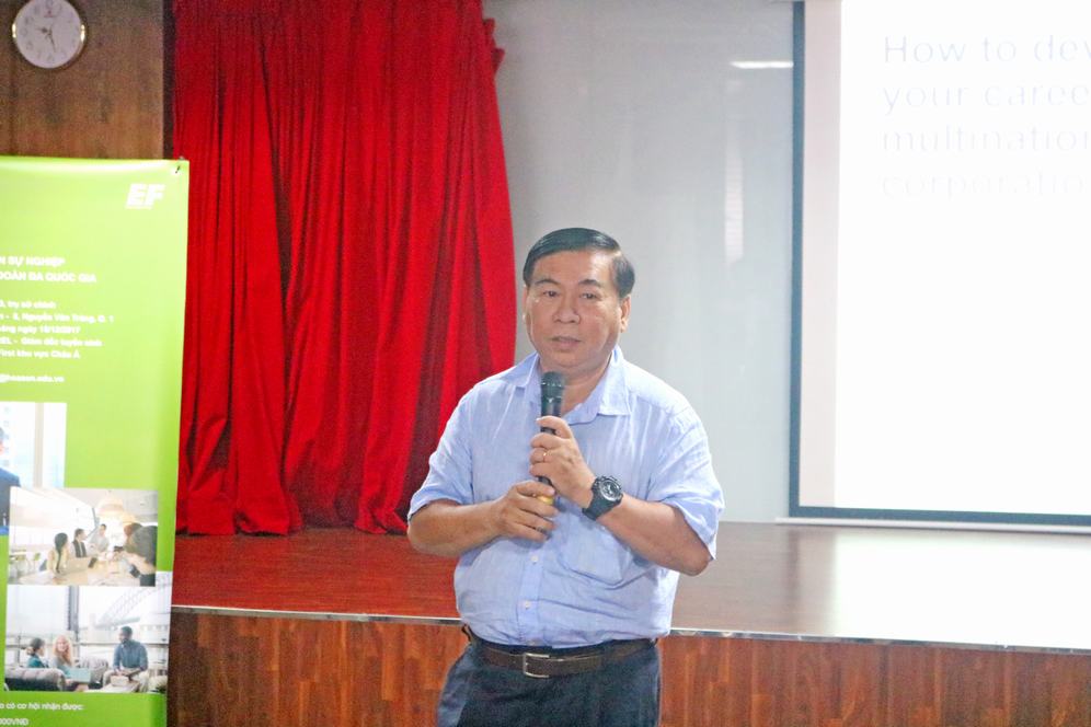 Ông Phan Hữu Tấn Đức - Trưởng phòng quan hệ trường Đại học Hoa Sen